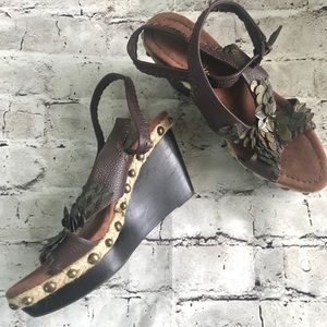 Sam Edelman Wedge Shoes Metal Embellishments